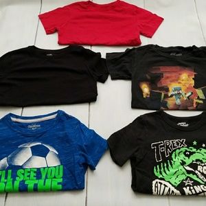 5 Shirt Bundle Boys 5, XS AND 5/6
